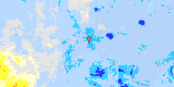 Ekstrem regn på Vestergade 14