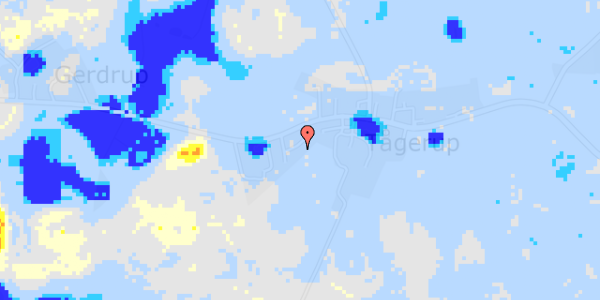 Ekstrem regn på Dilhøj 10