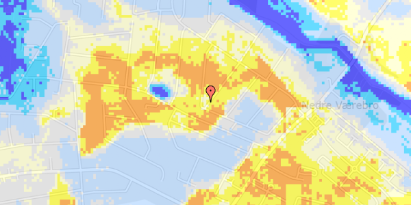 Ekstrem regn på Dortheavej 16