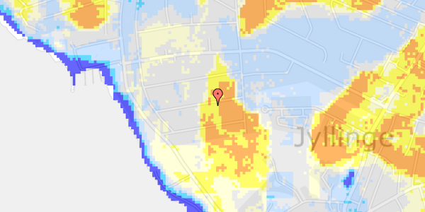 Ekstrem regn på Hirsevej 18