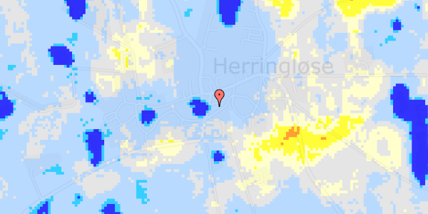 Ekstrem regn på Hvedstrupvej 3C