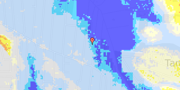 Ekstrem regn på Knudsvej 13