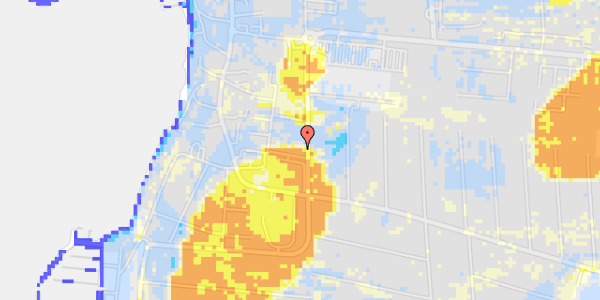 Ekstrem regn på Kometvej 2