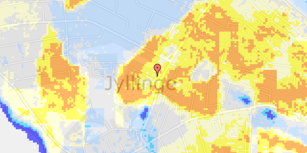 Ekstrem regn på Korskildevej 2