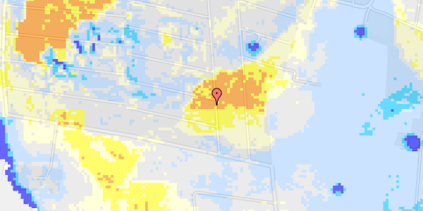 Ekstrem regn på Korvetvej 1