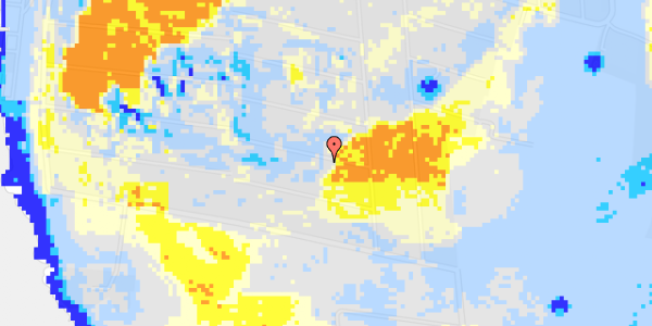 Ekstrem regn på Korvetvej 11