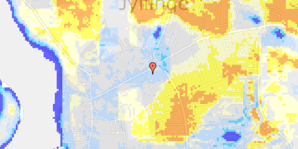 Ekstrem regn på Møllevej 14