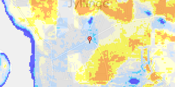 Ekstrem regn på Møllevej 18