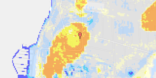 Ekstrem regn på Pibergårdsvej 2