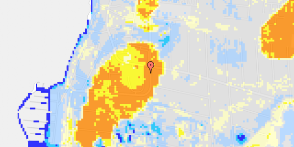 Ekstrem regn på Pibergårdsvej 5