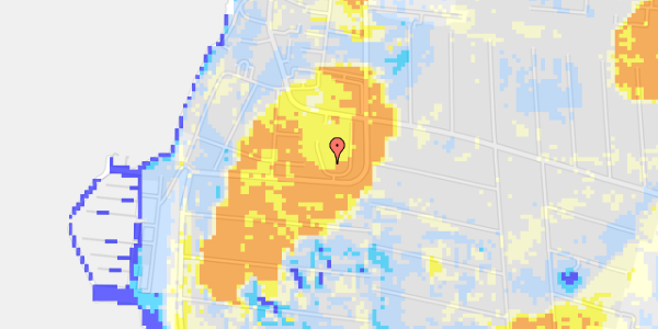 Ekstrem regn på Pibergårdsvej 22