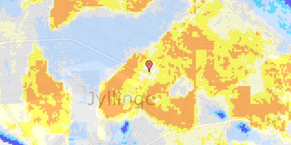 Ekstrem regn på Rådalsvej 81