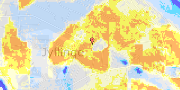 Ekstrem regn på Skovbakken 8