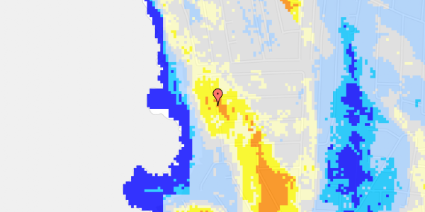 Ekstrem regn på Strandtoften 10