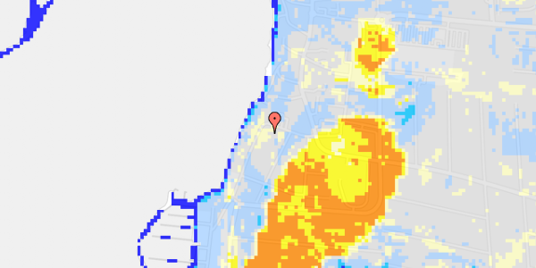 Ekstrem regn på Strandvejen 3