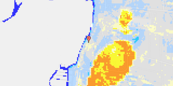 Ekstrem regn på Strandvejen 4