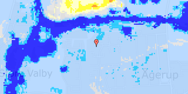 Ekstrem regn på Åbakken 197