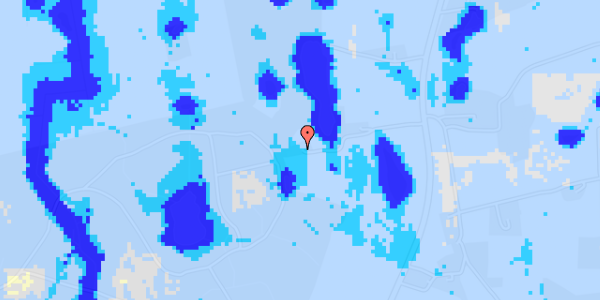 Ekstrem regn på Bjergskovvej 8