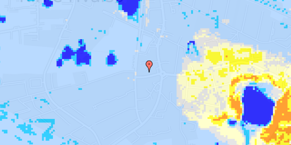 Ekstrem regn på Ellebjergvej 1