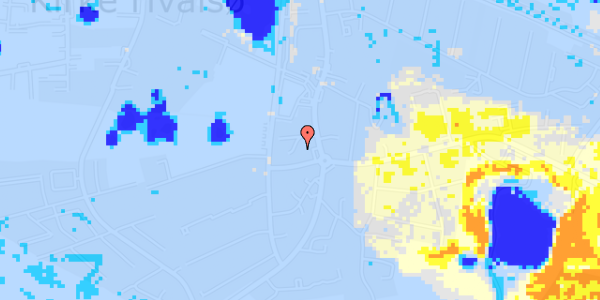 Ekstrem regn på Ellebjergvej 1A