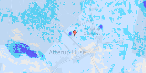 Ekstrem regn på Hjulbækvej 8