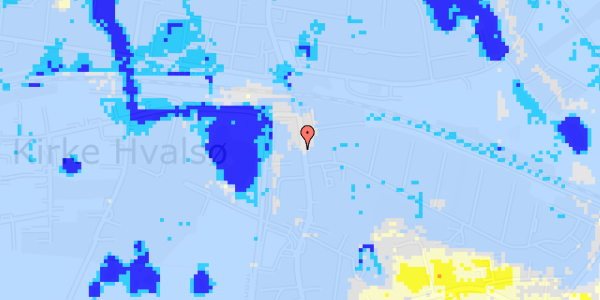 Ekstrem regn på Hovedgaden 14, 1. 