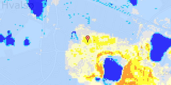 Ekstrem regn på Kløvermarken 5