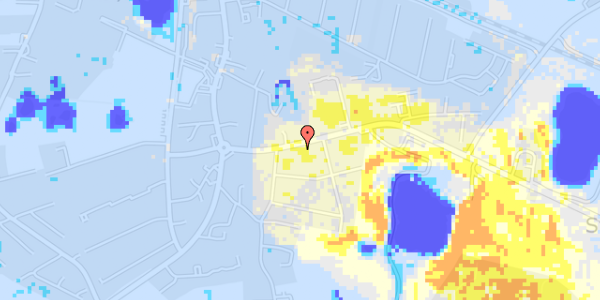 Ekstrem regn på Roskildevej 12