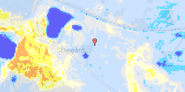 Ekstrem regn på Roskildevej 21