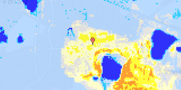 Ekstrem regn på Roskildevej 24