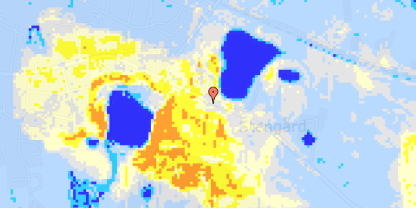 Ekstrem regn på Roskildevej 32