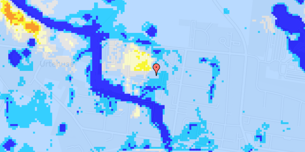 Ekstrem regn på Stensager 32