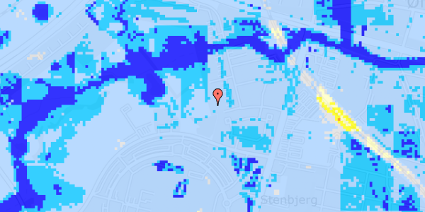 Ekstrem regn på Karlemosevej 15, st. th