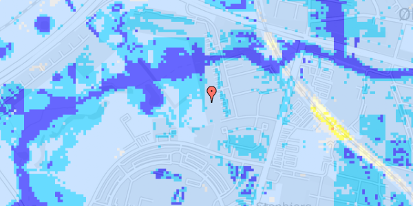 Ekstrem regn på Karlemosevej 21, 1. th