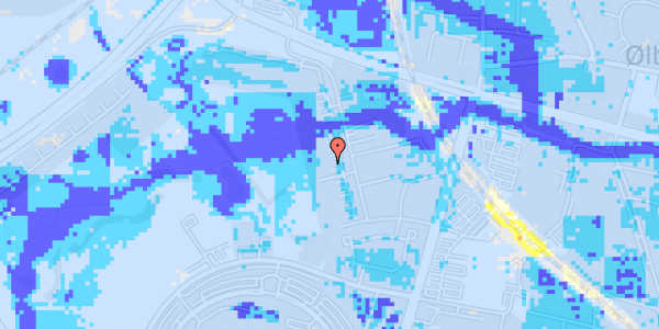 Ekstrem regn på Karlemosevej 27, 4. th