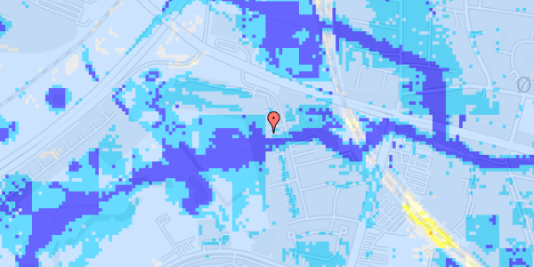 Ekstrem regn på Karlemosevej 53, 3. th