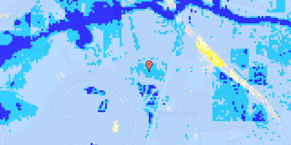 Ekstrem regn på Lykkebækparken 2A