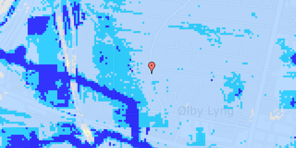 Ekstrem regn på Nylandsvej 19