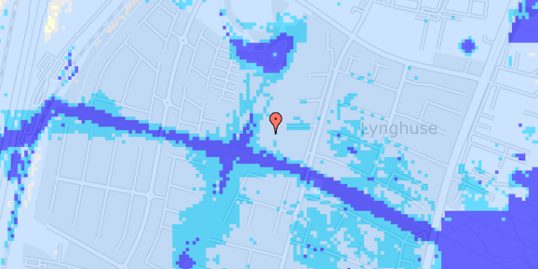 Ekstrem regn på Nylandsvej 133, 4. mf