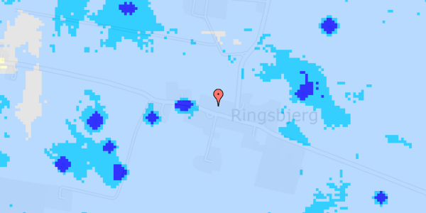 Ekstrem regn på Ringsbjergvej 38