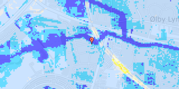 Ekstrem regn på Stensbjerg Huse 112