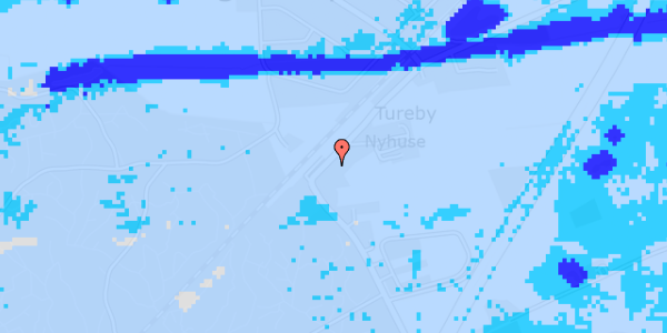 Ekstrem regn på Turebyvej 19