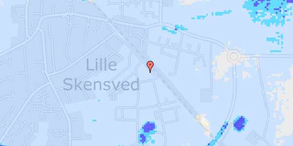 Ekstrem regn på Ved Banen 16