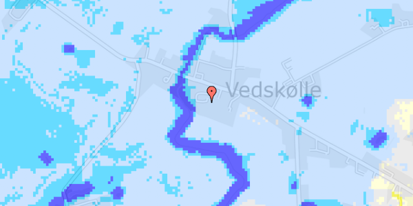 Ekstrem regn på Vedskøllevej 48A