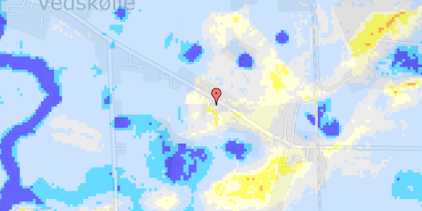 Ekstrem regn på Vedskøllevej 86