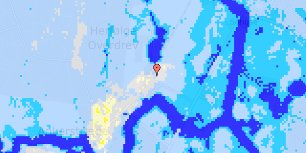 Ekstrem regn på Vordingborgvej 202A