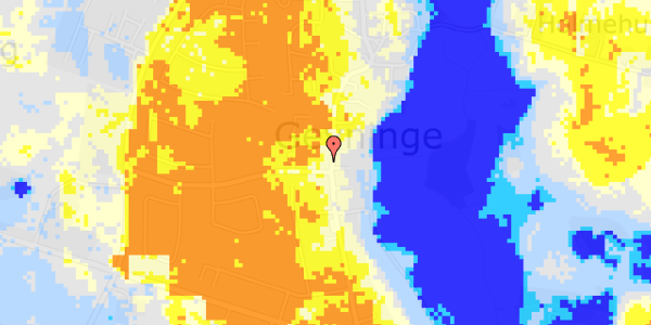 Ekstrem regn på Gevninge Bygade 31