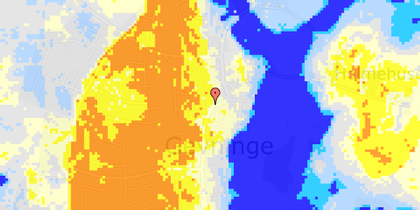 Ekstrem regn på Gevninge Bygade 43B