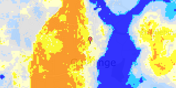 Ekstrem regn på Gevninge Bygade 43C