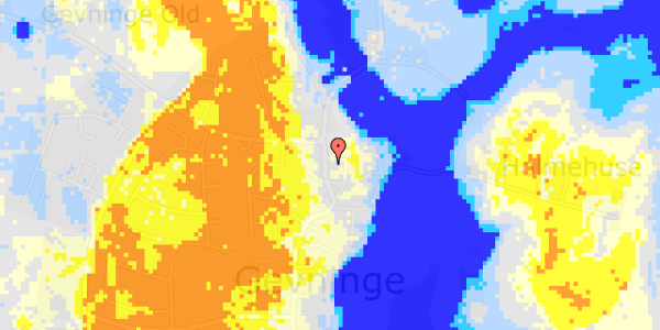 Ekstrem regn på Gevninge Bygade 58